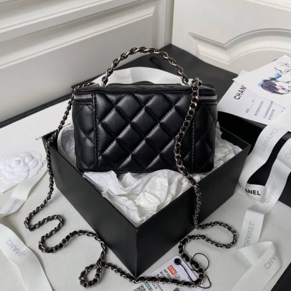 Chanel 22C Black Caviar Vanity Bag - Image 5