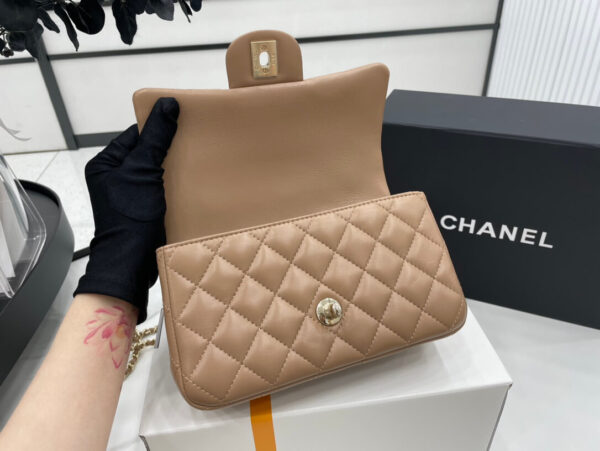 Chanel Mini Rectangular Flap with Top Handle Bag - Image 4