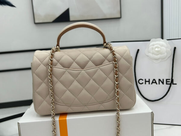 Chanel Mini Rectangular Flap with Top Handle Bag - Image 7