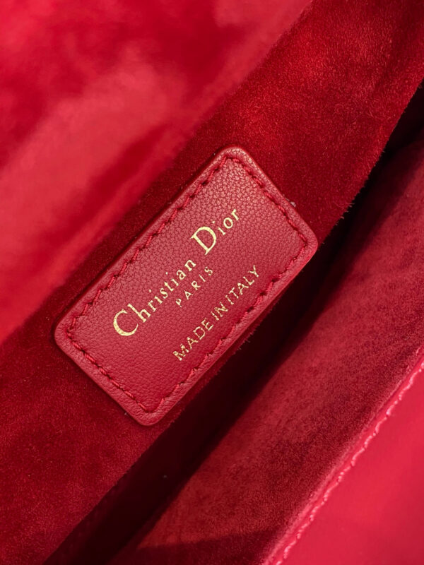 Lady Dior Bag Red - Image 4