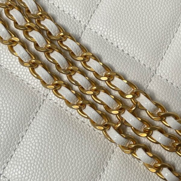 Chanel Mini Boho Bag In White - Image 4
