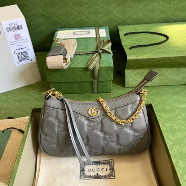 Gucci Matelasse Grey Handbags