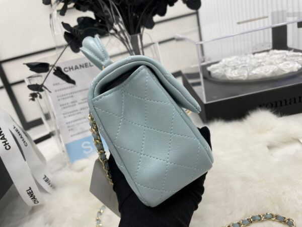 Chanel Mini Rectangular Flap with Top Handle Bag - Image 4