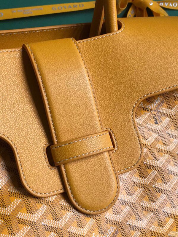 Goyard Saigon Tote Yellow Bag - Image 7