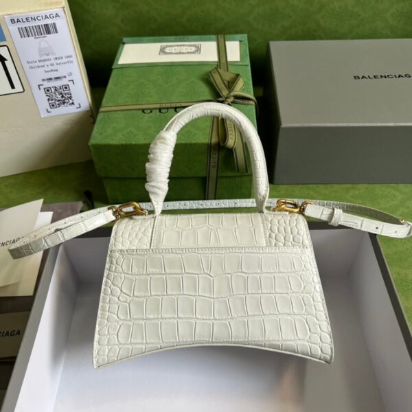 Balenciaga Hacker Hourglass White Bag - Image 3