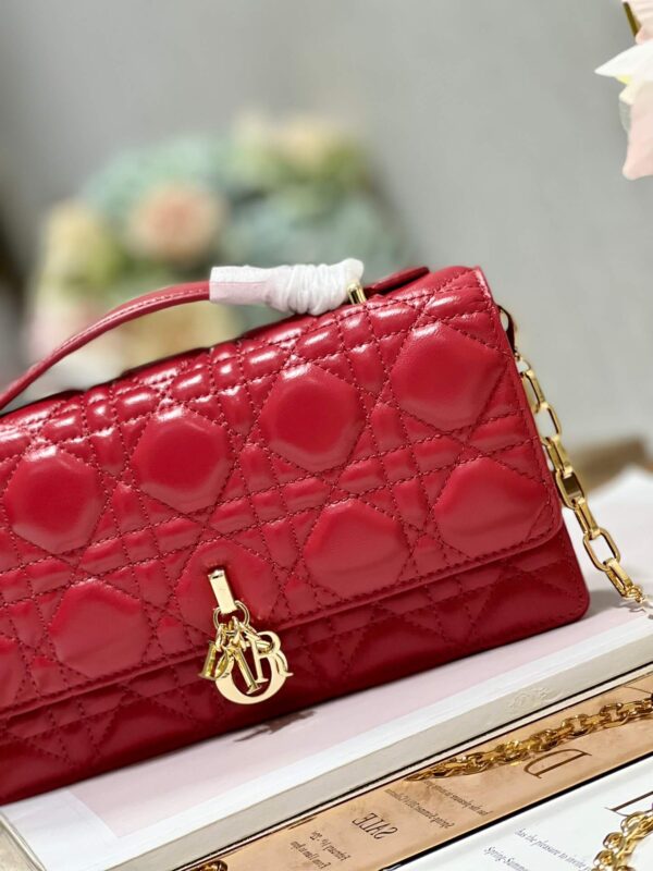 Miss Dior Top Handle Bag Red - Image 5