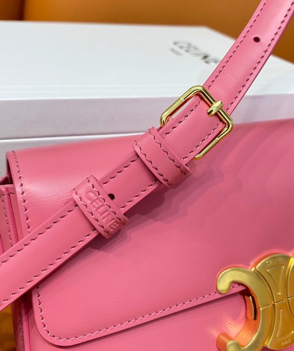 Celine Pink Triomphe Shoulder Bag - Image 2
