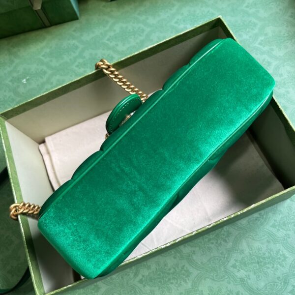 Gucci Marmont Velvet Green Bags - Image 2