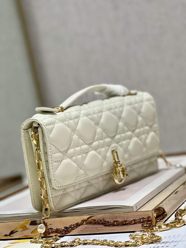 Miss Dior Top Handle Bag White - Image 2
