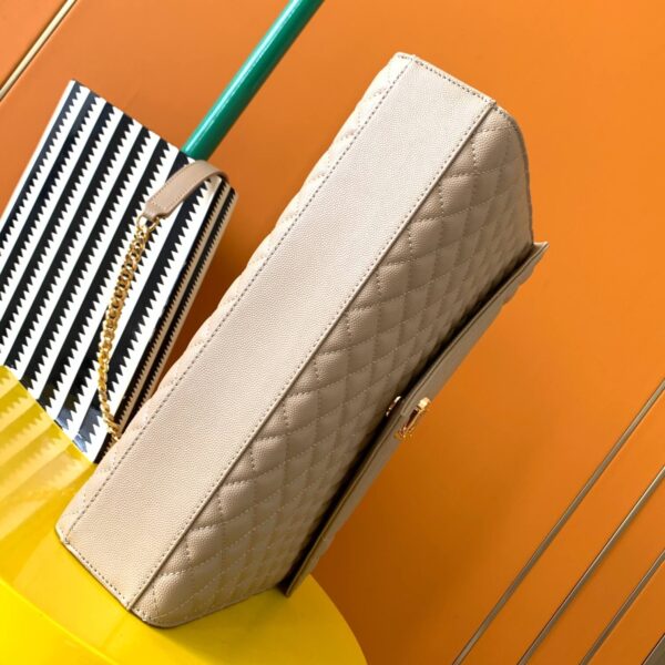 YSL Large Envelope Matelassé Leather Shoulder Bag - Image 2
