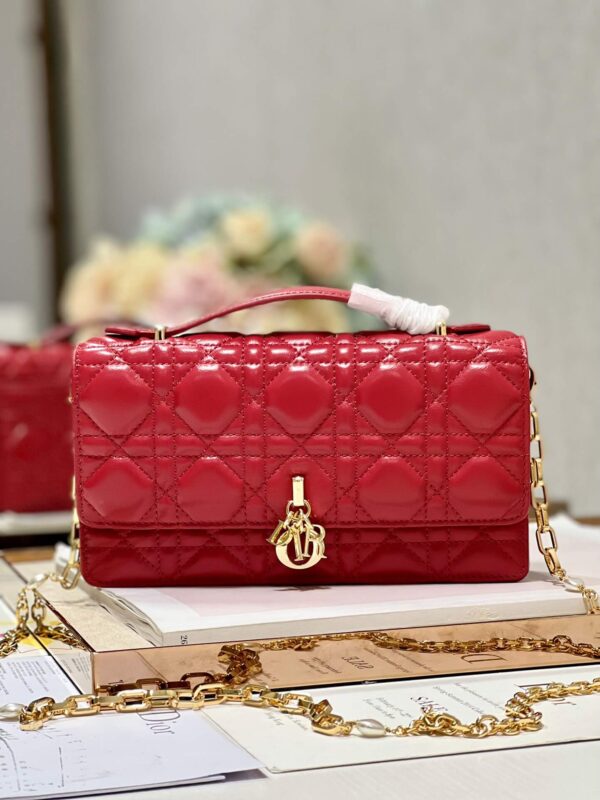 Miss Dior Top Handle Bag Red