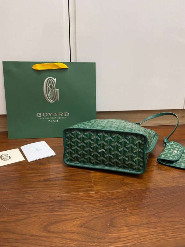 Goyard Mini Tote Green Bag - Image 2