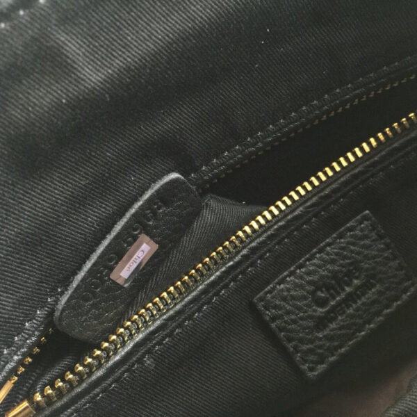 Chloe Marcie Double Carry Bag Black - Image 3