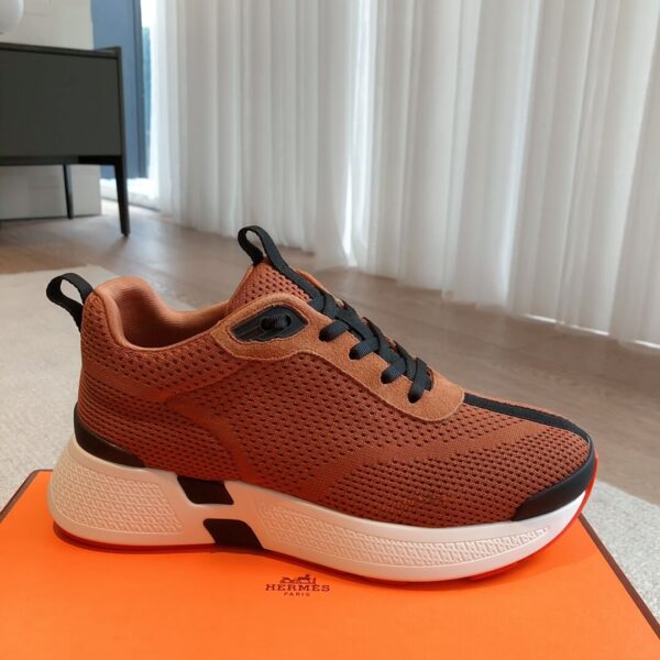 Hermes Bouncing Sneaker Brown - Image 7