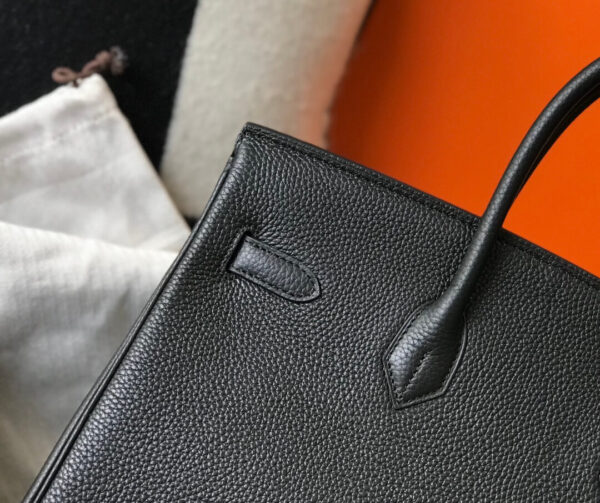 Hermes Birkin Black Bag - Image 4