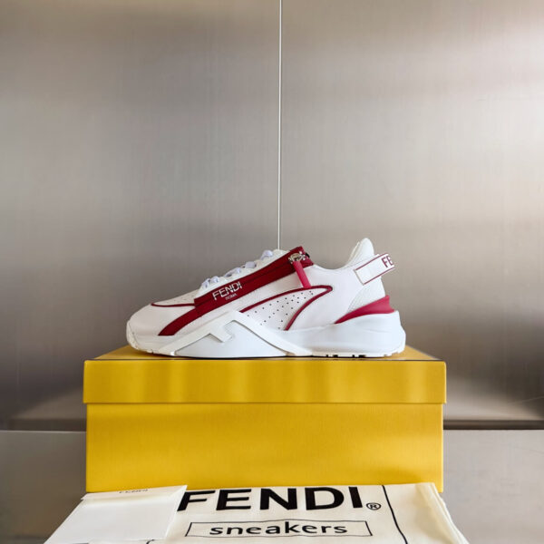 Fendi Flow Men's Leather Sneakers