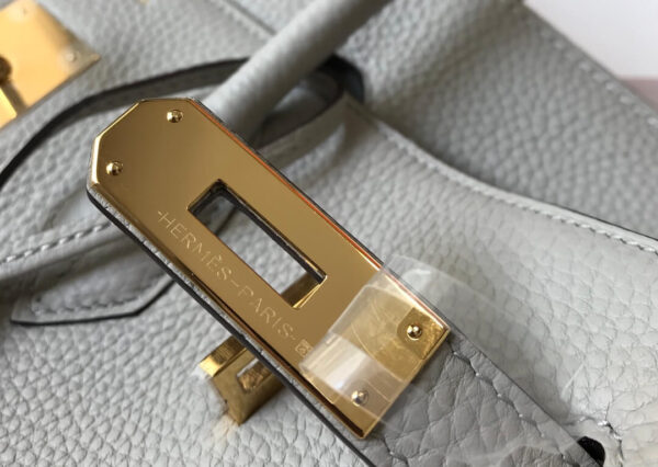Hermes Birkin Gris Perle Bag - Image 3