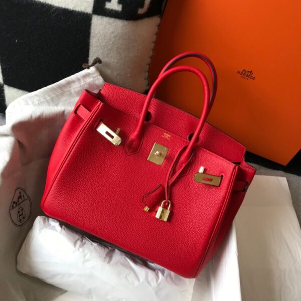 Hermes Birkin Red Bag - Image 3