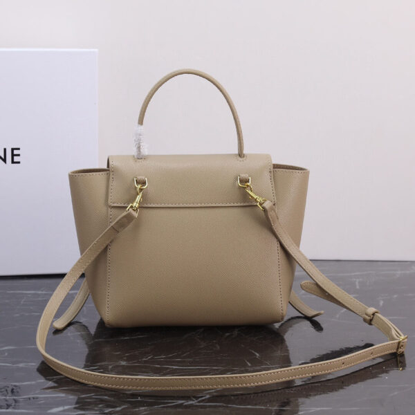 Celine Nano Belt Bag In Grained Calfskin Leather Bag - Image 4