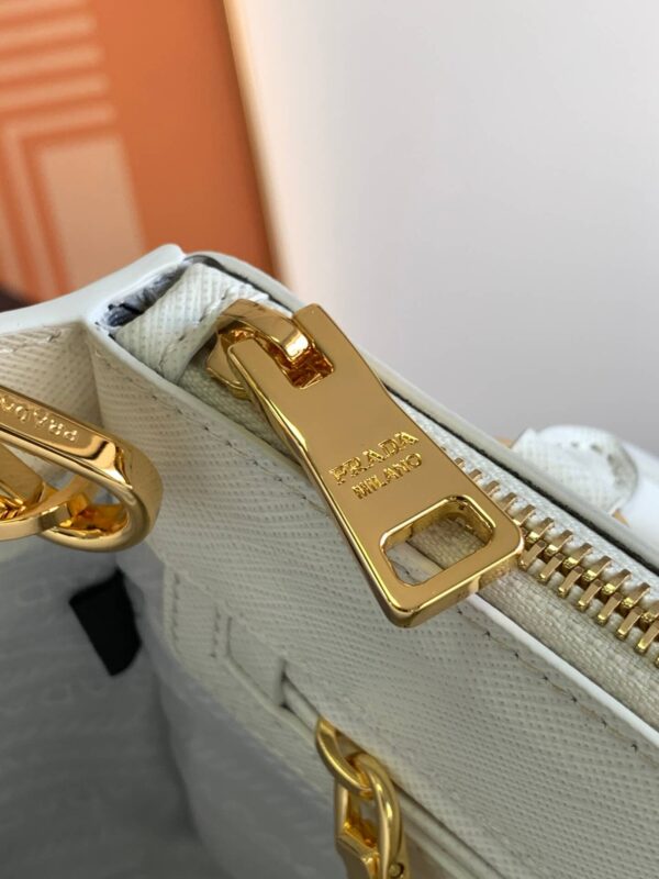 Prada Galleria Saffiano White Bag - Image 2