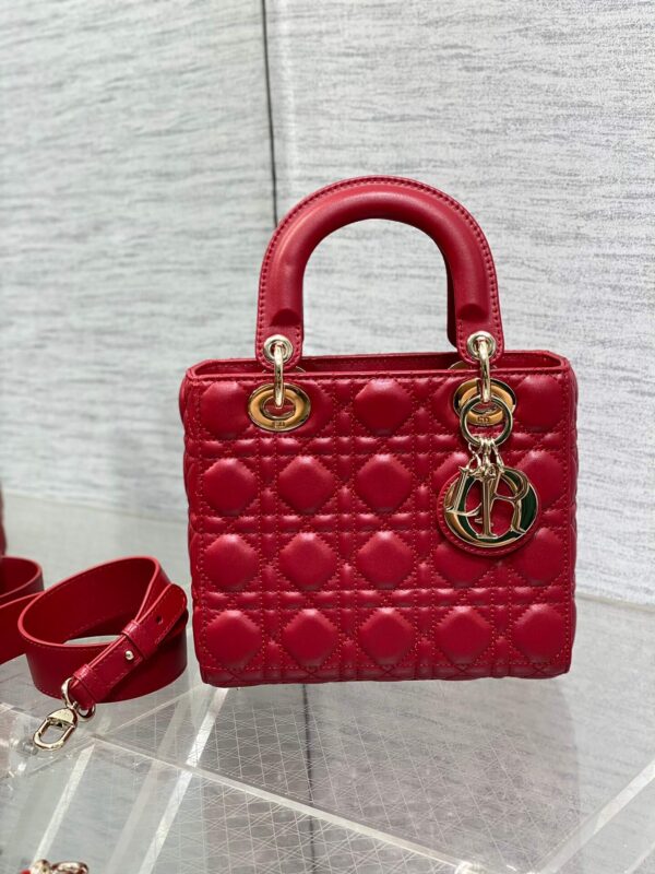 Lady Dior Bag Red - Image 2