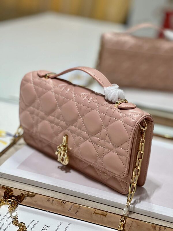 Miss Dior Top Handle Bag Beige - Image 2