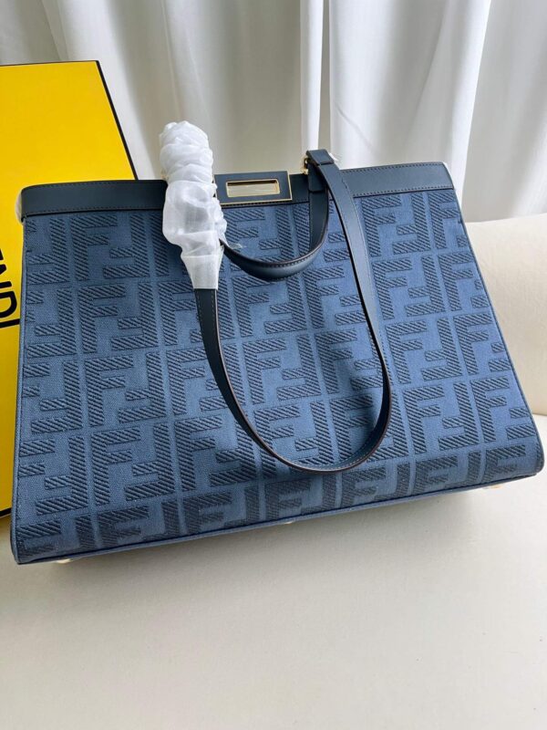 Fendi Women's X-tote Bag In Canvas With Thread-embroidered Ff Monogram - Image 2