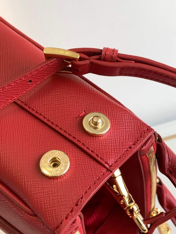 Prada Galleria Saffiano Red Bag - Image 2
