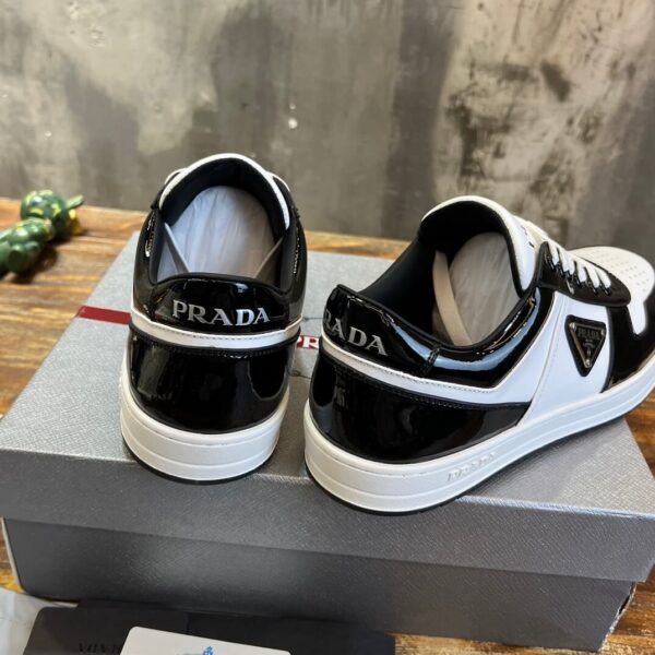 Prada Men's Downtown Sneakers in Patent Leather - Image 2