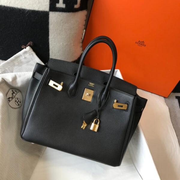 Hermes Birkin Black Bag - Image 2