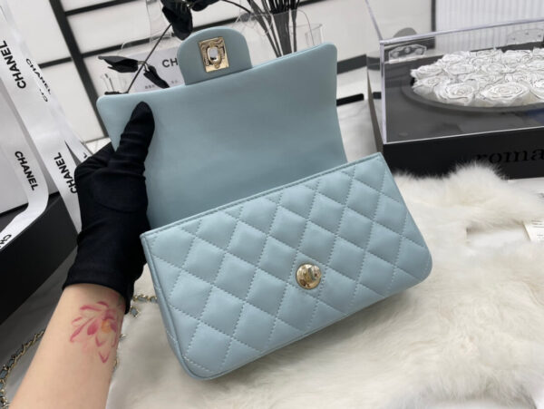 Chanel Mini Rectangular Flap with Top Handle Bag - Image 3