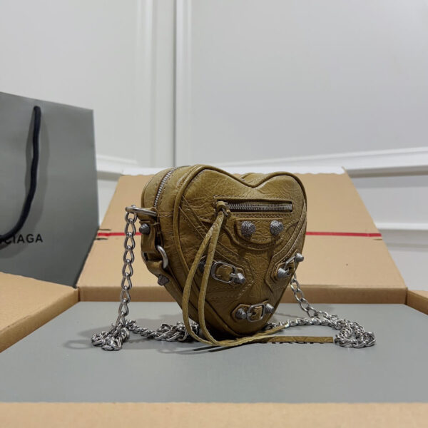 Balenciaga Mini Le Cagole Heart Bag