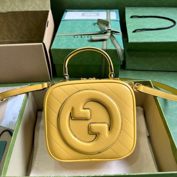 Gucci Blondie Top Handle Yellow Bags