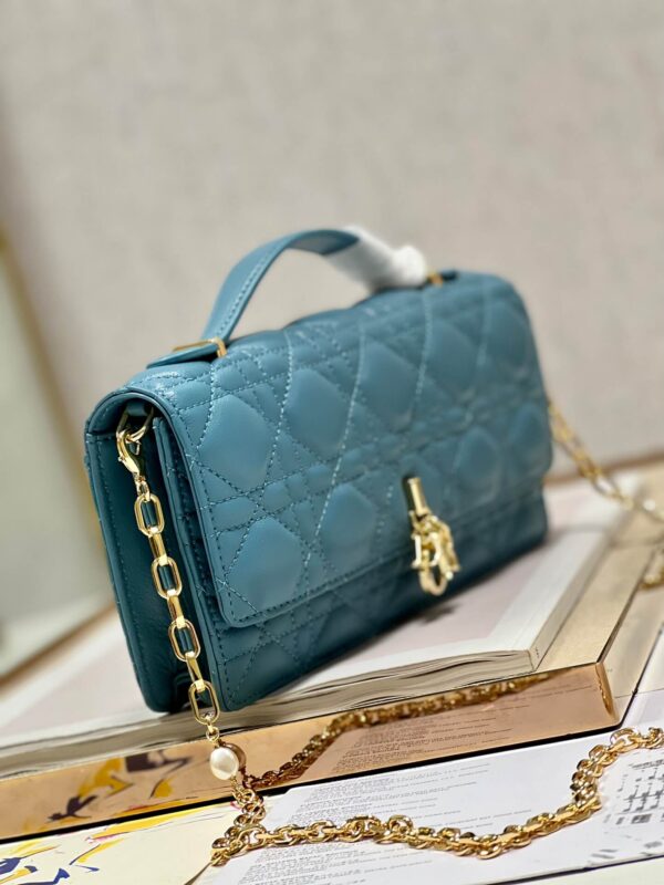 Miss Dior Top Handle Bag Purple - Image 6