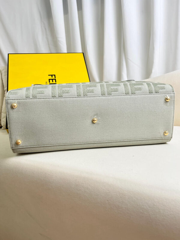 Fendi Women's X-tote Bag In Canvas With Thread-embroidered Ff Monogram - Image 2