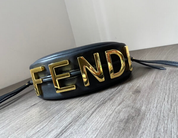 Fendi Nano Fendigraphy Black Bag - Image 3