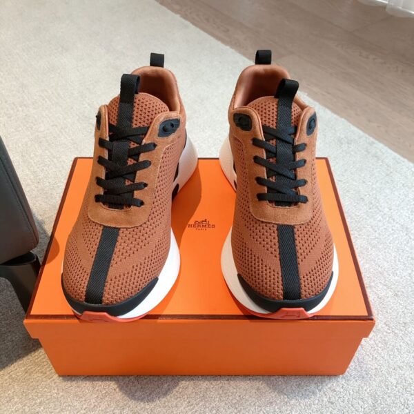 Hermes Bouncing Sneaker Brown - Image 3