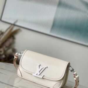 LV Buci Epi Leather Crossbody Bag White