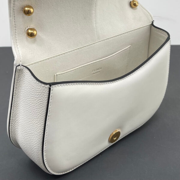 Fendi C'mon Medium White Bag - Image 2