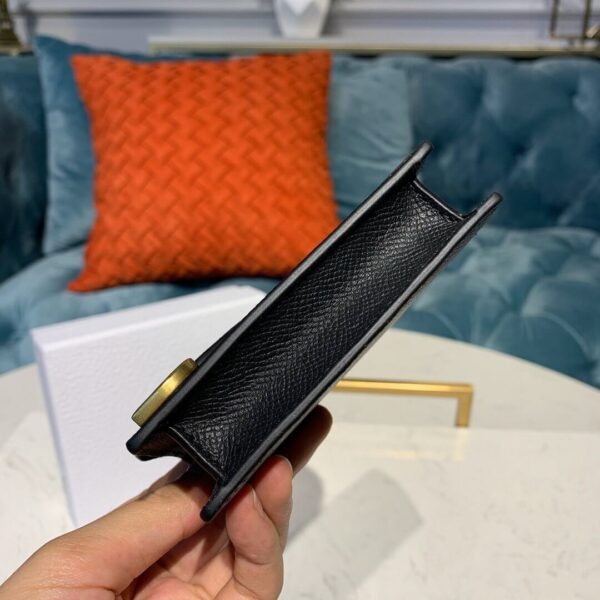 Dior Saddle Flap Card Holder Black - Image 2