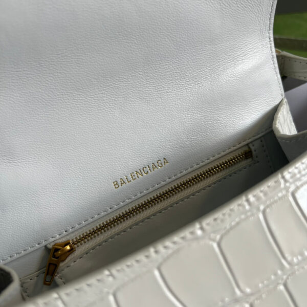 Balenciaga Hacker Hourglass White Bag - Image 5