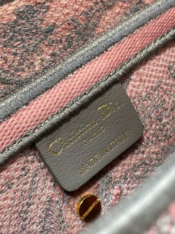 Christain Dior Saddle Pink Multicolored Bag - Image 7