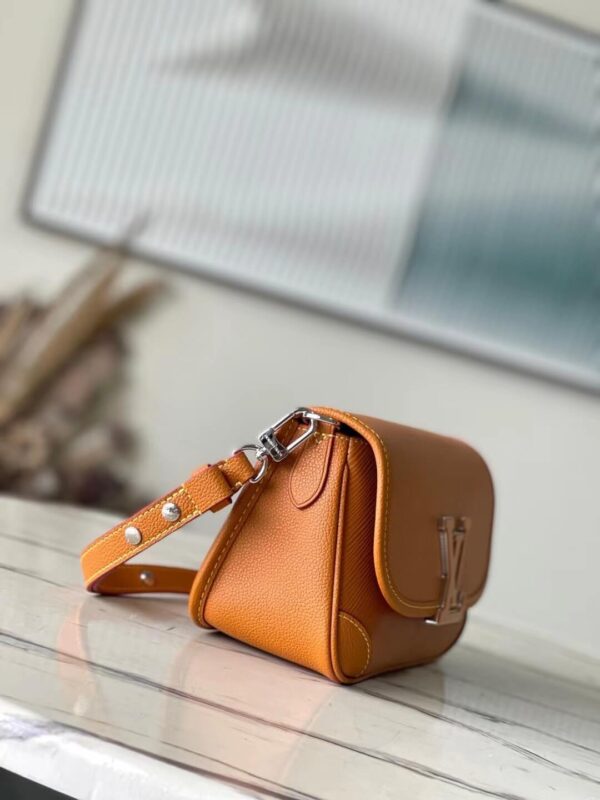 LV Buci Epi Leather Crossbody Bag Brown - Image 7