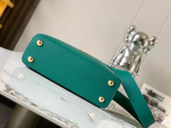 LV Capucines BB Bag in Green - Image 5