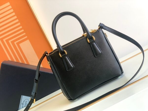 Prada Galleria Saffiano Black Bag - Image 5
