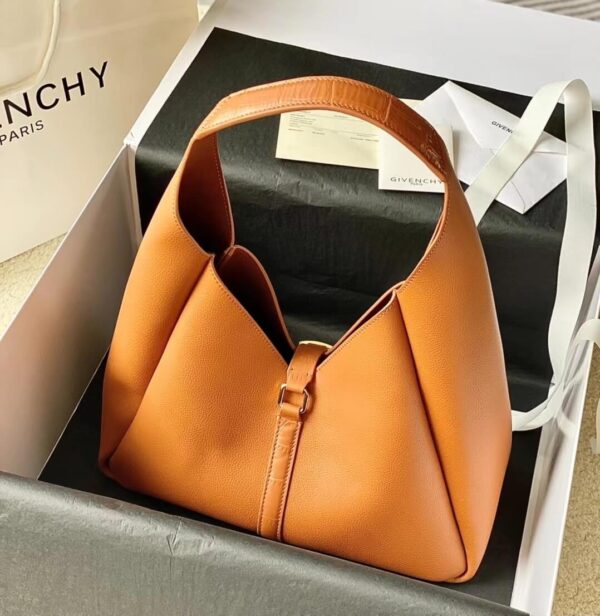 Givenchy G-Hobo Medium Shoulder Bag Orange - Image 6
