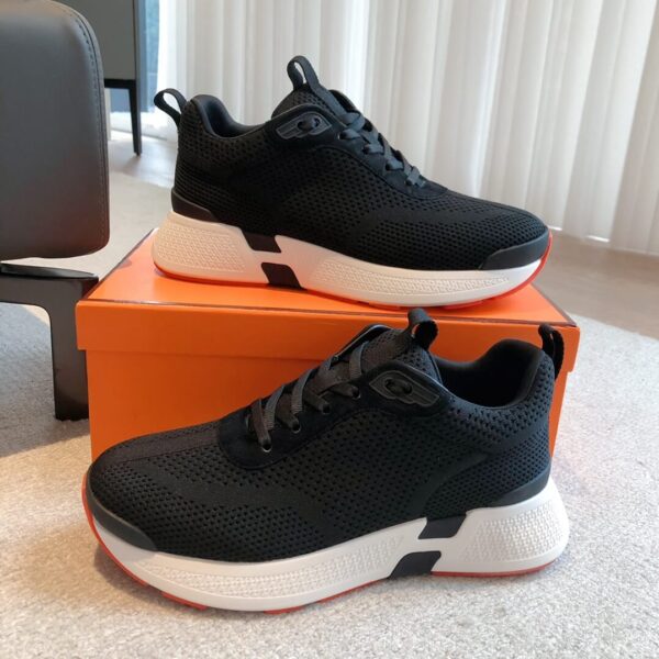 Hermes Bouncing Sneaker Black - Image 4