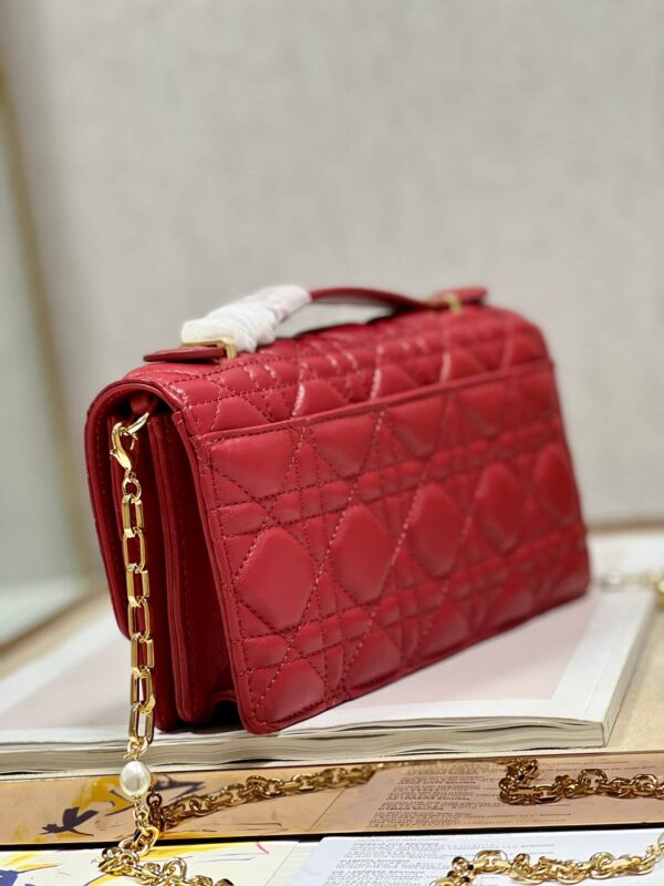 Miss Dior Top Handle Bag Red - Image 2