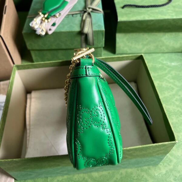 Gucci Matelasse Green Handbags - Image 4