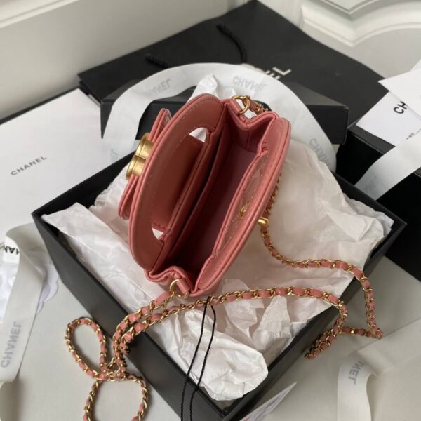 Chanel Small Kelly Shopper Pink Bag - Image 6